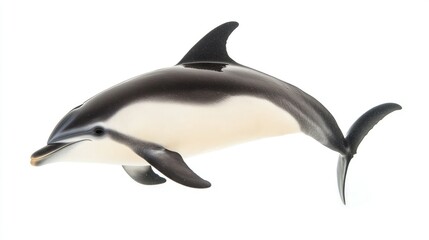 Stunning Dusky Dolphin: A Majestic Marine Mammal in Profile
