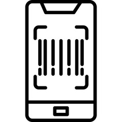 Bar Code Icon Vector Element