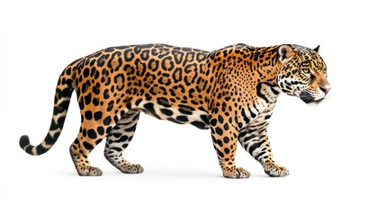 Fototapeta premium Majestic Jaguar: A Stunning Profile of a Panthera Onca