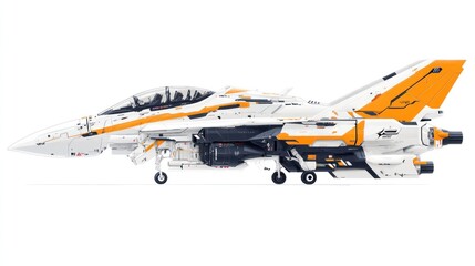 Fototapeta premium Futuristic Fighter Jet: A Masterpiece of Design