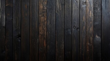 Obraz premium Dark Oak Planks with Rich Texture 