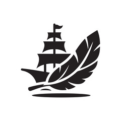 Creative Boat Logo Icon Vector | Nautical & Marine Illustration