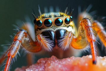 close up of a spider