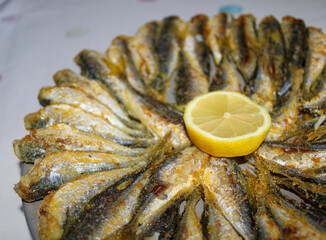 Fried fresh fishes 