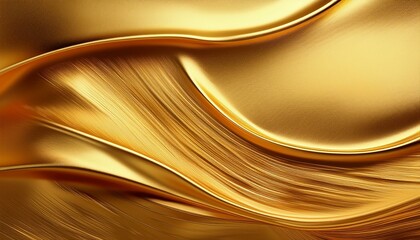 flawless smooth gold background with reflective surface and vibrant warm tones