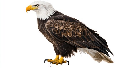 Fototapeta premium Majestic Bald Eagle in Profile