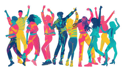 Vibrant Dance Party: A Celebration of Joy and Movement