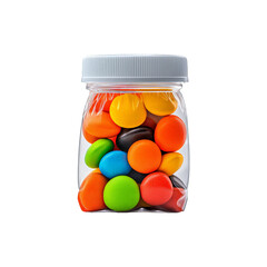 Candy pouch with a realistic resealable design