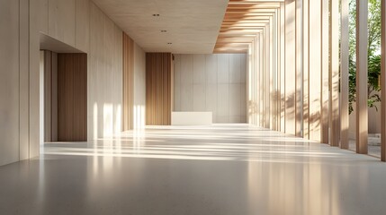 modern minimalist lobby interior design