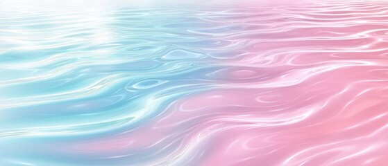 Obraz premium Abstract Pastel Pink and Blue Liquid Wave Background Texture