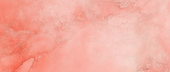 Fototapeta premium Abstract Coral Pink Textured Background Watercolor Style Grunge Wall Pastel Design