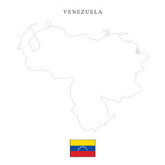 Venezuela country map vector art