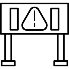 Barrier Icon Vector Element