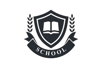 Coat of Arms or School University Badge logo