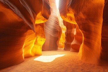 Hidden Valley of Ancient Stone Giants Under Golden Hour Light