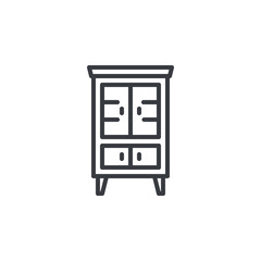 Cabinet line icon