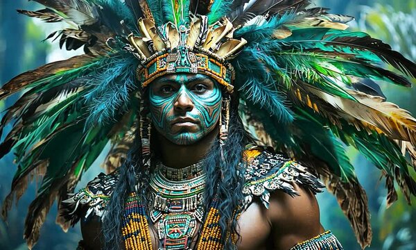 mayan ceremonial warrior attire video