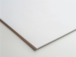 Close-up of white textured paper on a surface.
