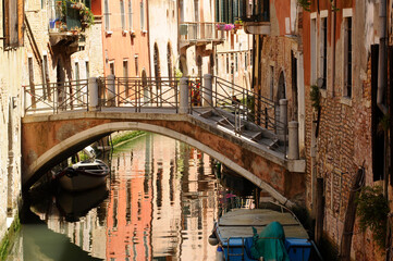 waterways and routes in venice