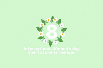 8 march international womens day background