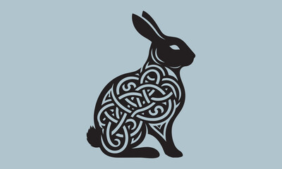 vector illustration of a bunny