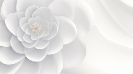 Abstract curved dynamic white background