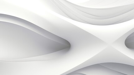 Obraz premium White Crossed Ribbon Fold Background