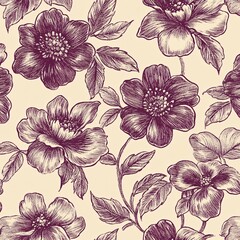seamless floral background