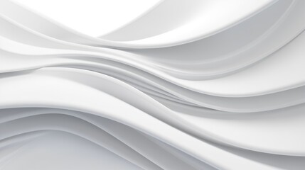 Abstract curved dynamic white background
