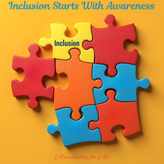 Fototapeta premium disability awareness