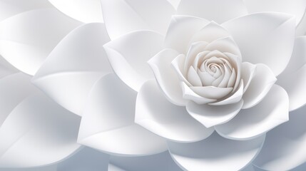 Abstract curved dynamic white background