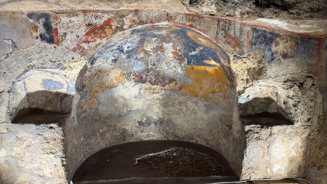 The Crypt of the Redeemer (Cripta del Redentore), crypt of the Madonna della Grotta is an underground rock church located in the city of Taranto, Puglia, Italy