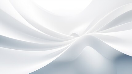 Obraz premium Abstract curved dynamic white background