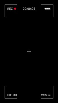Vertical View Camera Frame Overlay