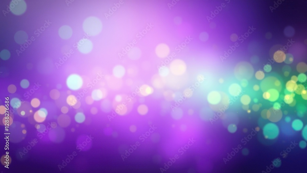 Poster abstract background with bokeh
