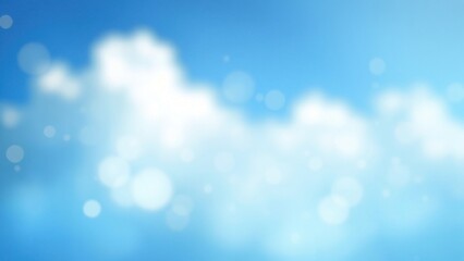 Obraz premium blue bokeh background
