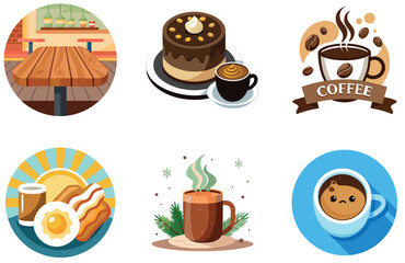 Springtime Floral Aroma Coffee Bundle Collection Stickers