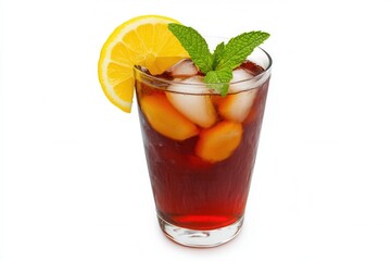 Iced Tea With Lemon And Mint