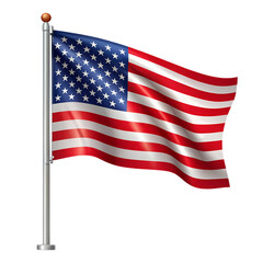 American Flag: High-Resolution Image & Patriotic Graphics isolated on transparent background