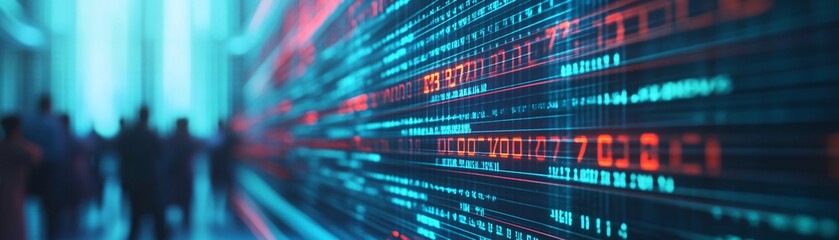 Obraz premium financial inclusion loans affordability, a futuristic digital banking platform with holographic loan calculators displaying affordable interest rates.