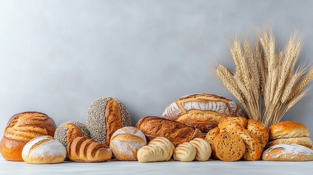 Italian bakery displaying freshly baked bread in rome italy - a travel experience of authentic flavors
