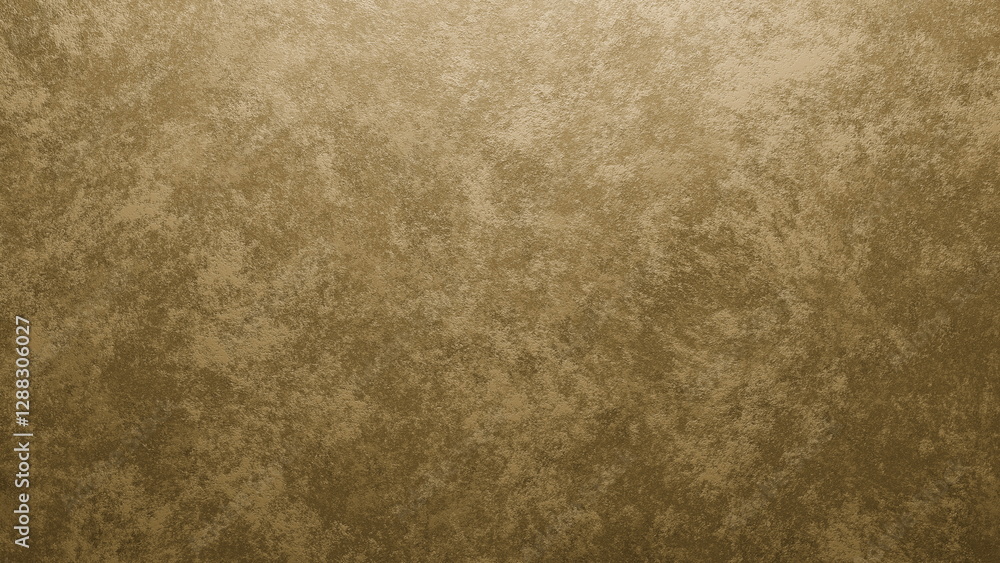 Poster textured wall displays a rich golden finish, catching light in a contemporary interior. surface show