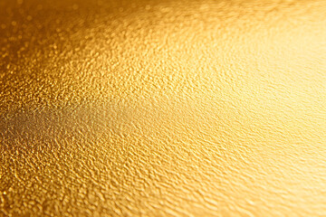 Fototapeta premium Abstract golden texture, shiny yellow leaves gold foil texture concept illustration