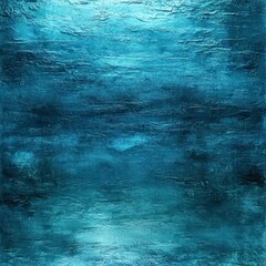 Deep blue metallic shifting to aqua tones, reflective highlights, soft noise.