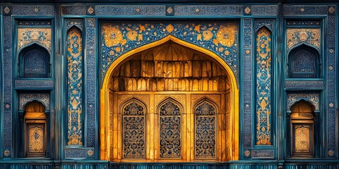 Captivating Architectural Details of the Iconic Taj Mahal Mausoleum in Agra India