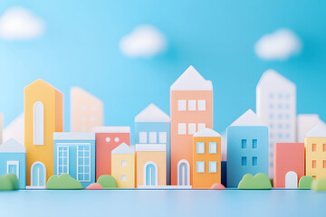 City and blank road ground 3D rendering, Double Eleven e-commerce background image