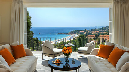 Mediterranean Luxury Balcony View