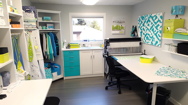 Creative workspace organization tips home office design inspiration modern environment interior view productivity concept