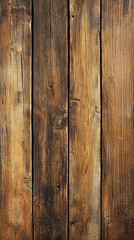 Fototapeta premium Close-up image of wooden planks with a mix of dark and light tones, showcasing the natural texture, grains, and rustic appearance of the wood surface, symbolizing warmth and craftsmanship.