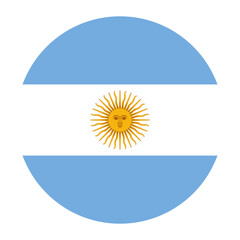 Illustration of Argentina flag vector